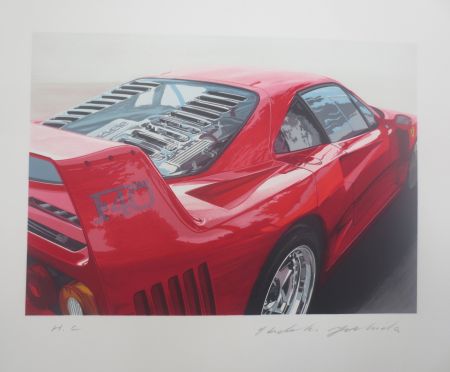 Lithograph Yoshida - Ferrari 250 GT0 64