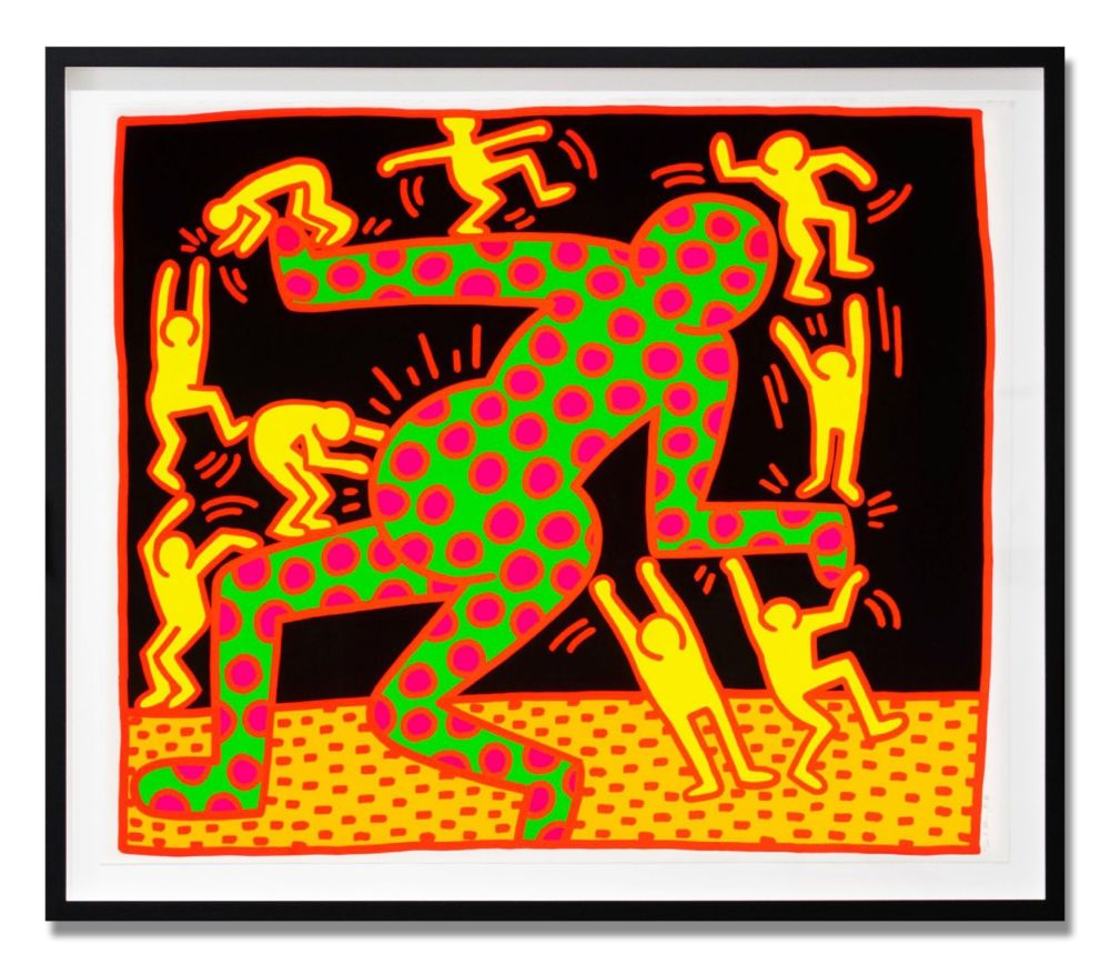 Screenprint Haring - Fertility 3