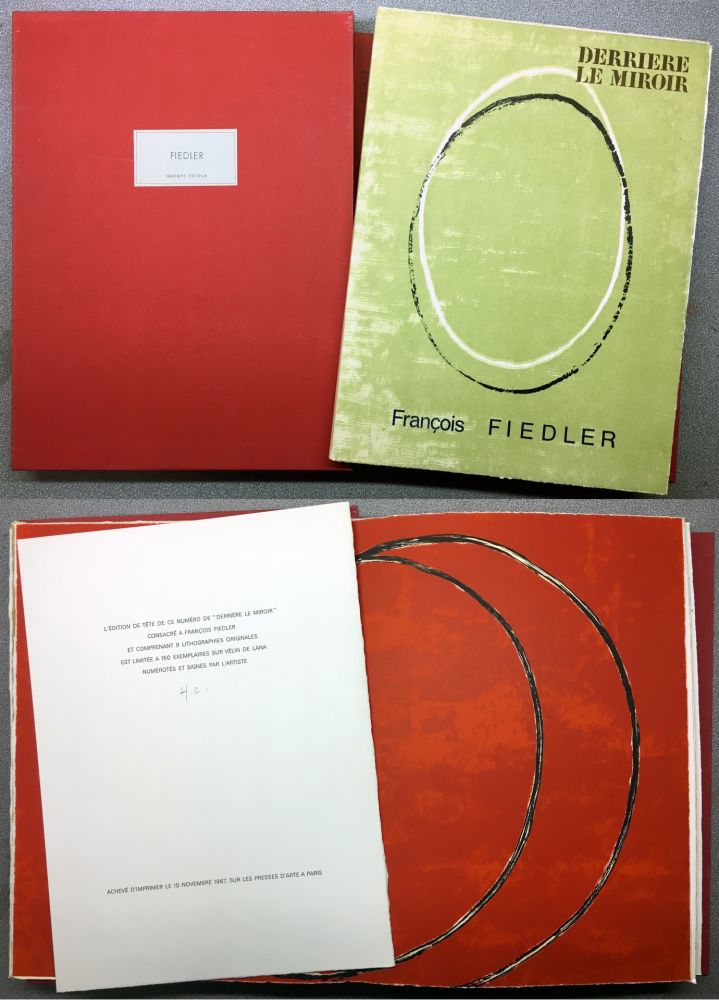 Illustrated Book Fiedler - FIEDLER. DERRIÈRE LE MIROIR N°167. Octobre 1967. TIRAGE DE LUXE.