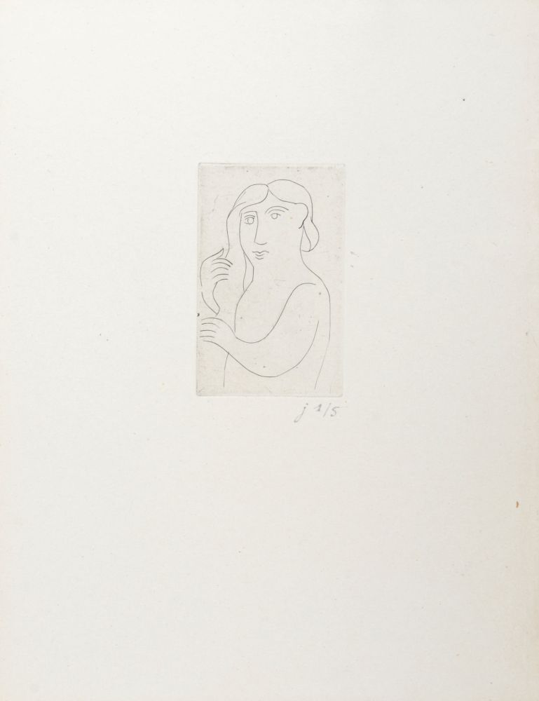 Etching Derain - Figure, 1948