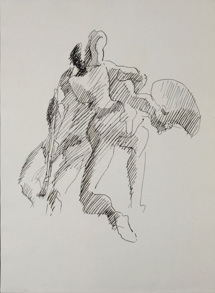Etching Villon - Figure, 1962