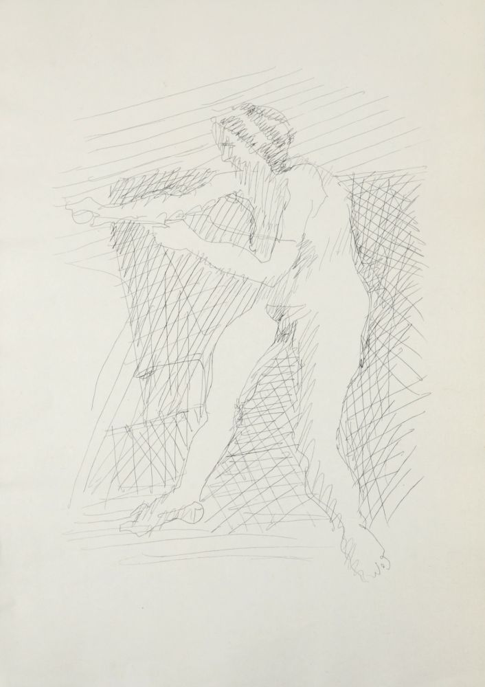 Etching Villon - Figure, 1962