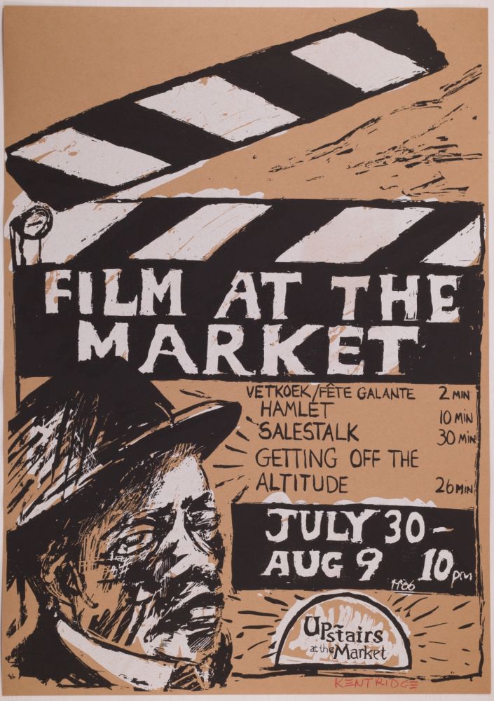 Screenprint Kentridge - Film at the Market