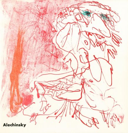 Lithograph Alechinsky - First one man show