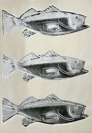 Screenprint Warhol - Fish