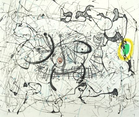 Etching Miró - Fissure 1