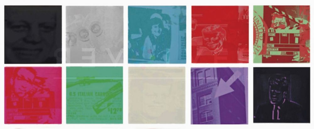 Screenprint Warhol - Flash – November 22, 1963 (FS II.32-42), Complete Portfolio