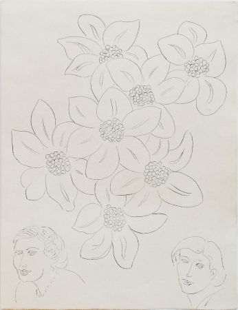 Engraving Matisse - Fleurs