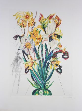 Etching Dali - Florals Narcissus (Phones) Andalou
