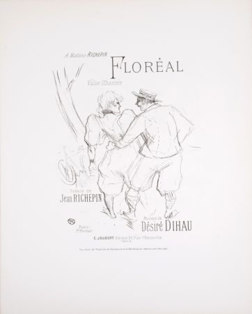 Lithograph Toulouse-Lautrec - Floréal, 1895