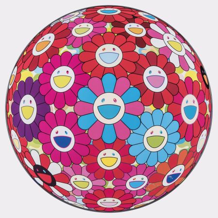 Offset Murakami - Flower Ball (3D) Blue Red