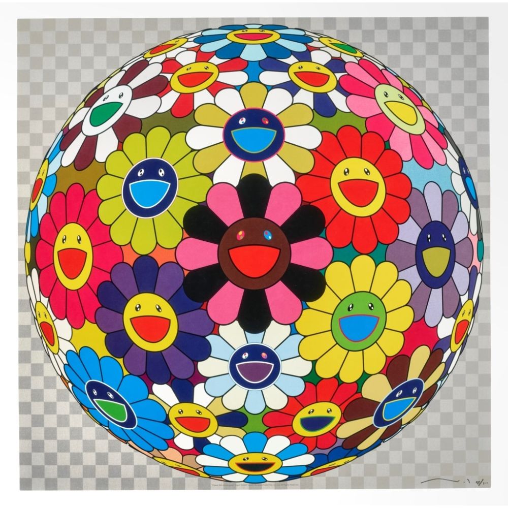 Lithograph Murakami - Flower Ball (Kindergarten Days)
