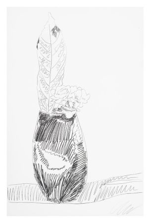 Screenprint Warhol - Flower (Black & White)