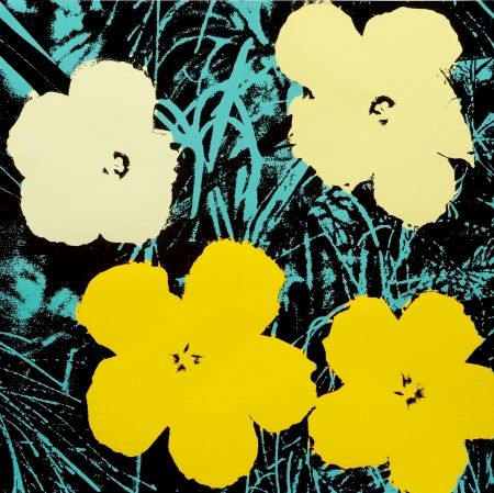 Screenprint Warhol - Flowers