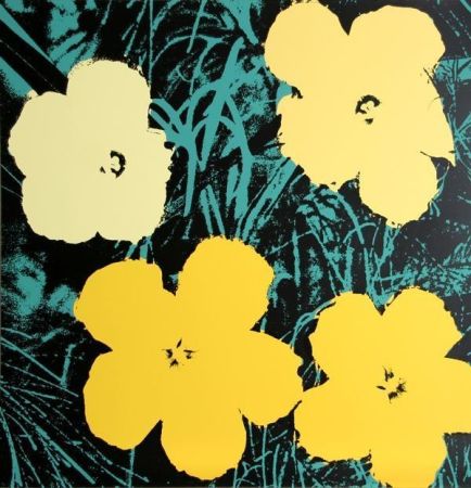 Screenprint Warhol - Flowers