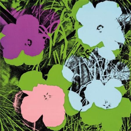 Screenprint Warhol - Flowers #64