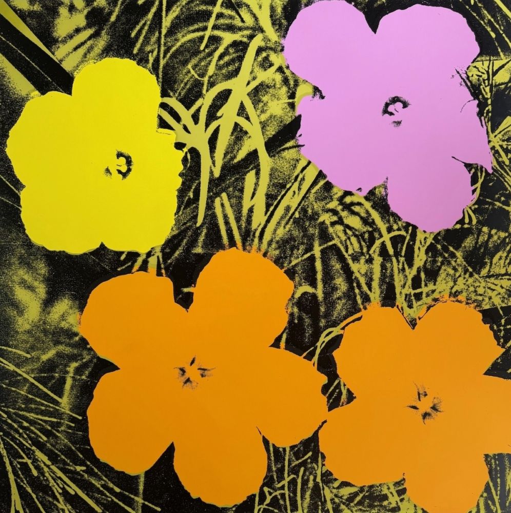 Screenprint Warhol - Flowers #67
