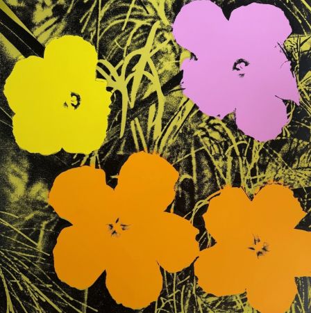 Screenprint Warhol - Flowers #67
