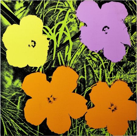 Screenprint Warhol - Flowers, FS II.67