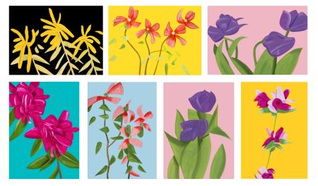 Screenprint Picasso - Flowers Portfolio 2021