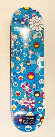 Screenprint Murakami - Flowers Skate Deck
