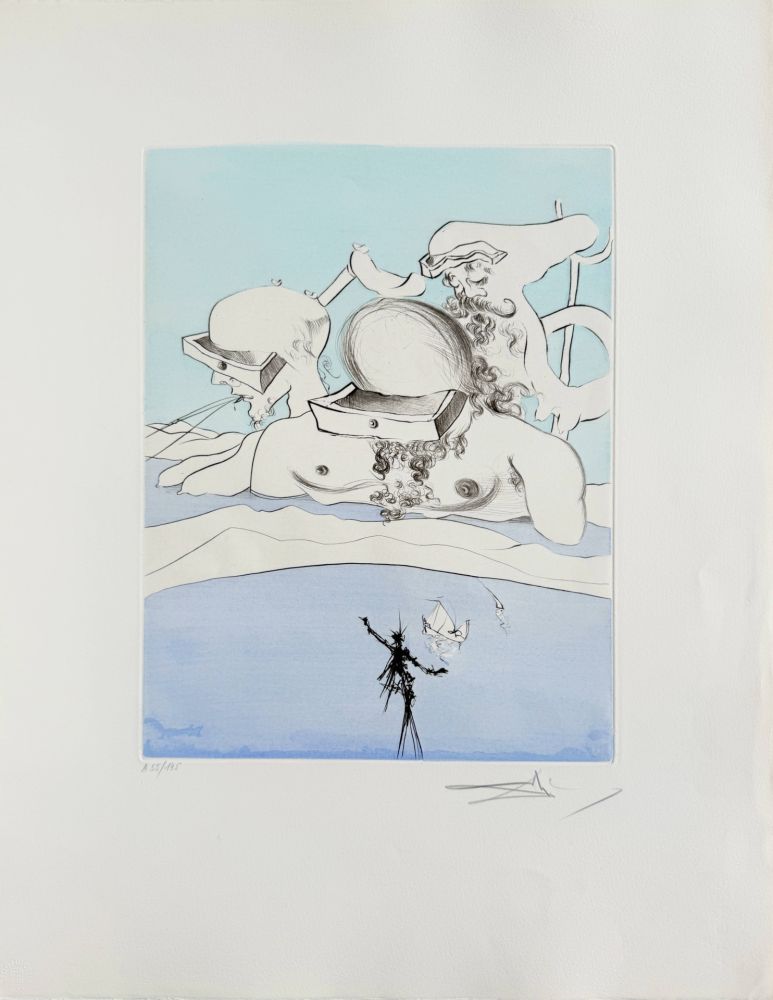 Engraving Dali - Flung Out Like a Fag-end by the Big-Wigs