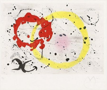 Aquatint Miró - Fond Marin II (Seabed II), 1963