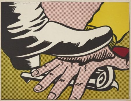 Lithograph Lichtenstein - Foot and Hand