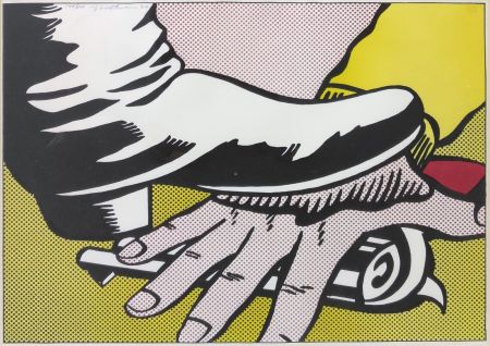 Lithograph Lichtenstein - FOOT AND HAND