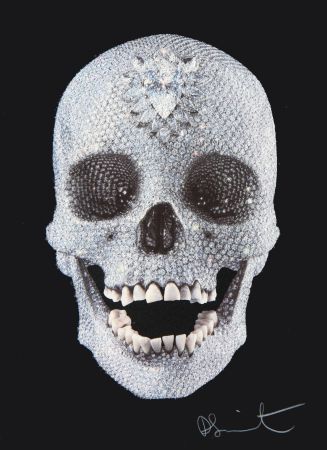 Screenprint Hirst - For the Love of God 