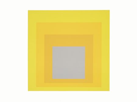Screenprint Albers - Formulation : Articulation Portfolio I Folder 19, Left