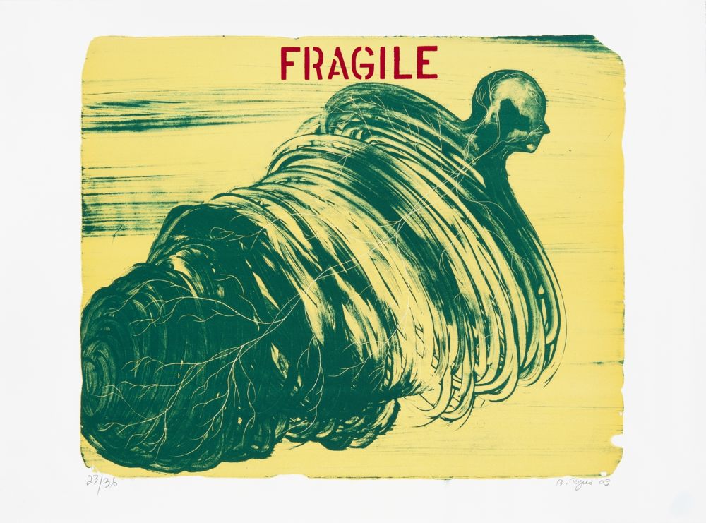 Lithograph Toguo - Fragile