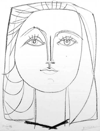 Lithograph Picasso - Francoise 