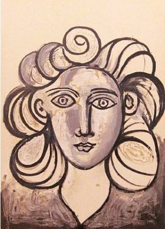Lithograph Picasso - Francoise Gilot 2
