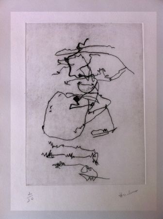 Drypoint Hucleux - From carnet n°15