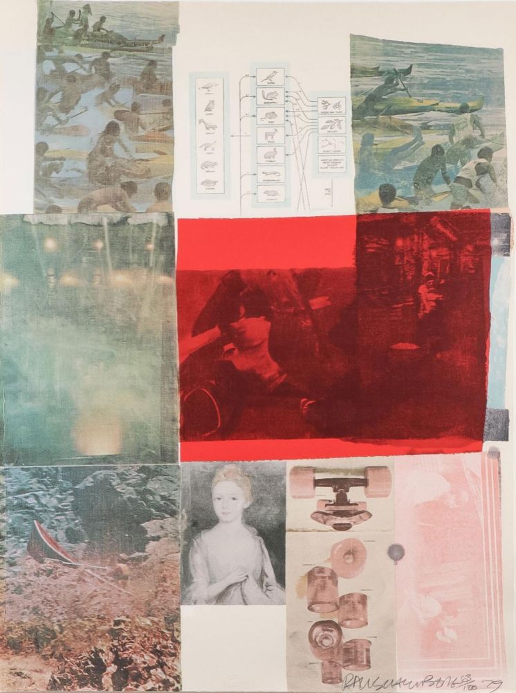 Screenprint Rauschenberg - From the Seat of Authority