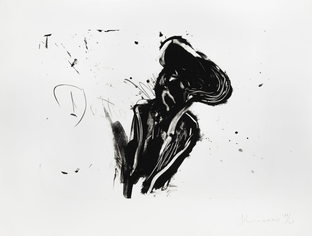 Lithograph Kounellis - Fumo di pietra II