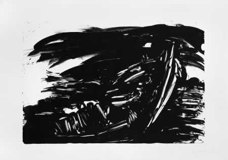 Lithograph Kounellis - Fumo di pietra X