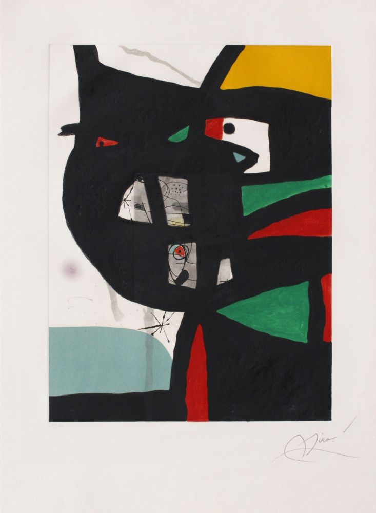Etching And Aquatint Miró - Fundacio Palma I
