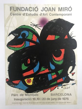 Poster Miró - Fundació Joan Miró / Centre d'Estudis d'Art Contemporani