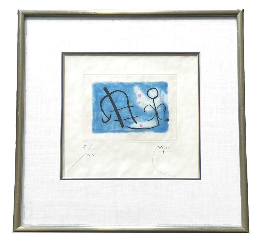 Etching And Aquatint Miró - Fusees
