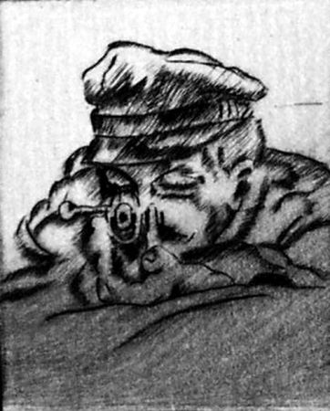 Drypoint Bucci - Fusilier