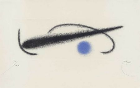 Lithograph Miró - Fusées, from 