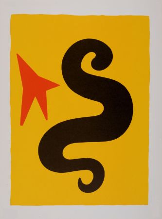 Lithograph Calder - Fêtes III, 1971