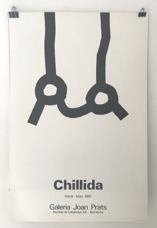 Poster Chillida - Galeria Joan Prats