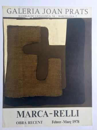 Poster Marca Relli - Galeria Joan Prats