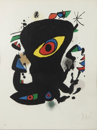 Lithograph Miró - Galeria Maeght Barcelona ( Ref M 932 )