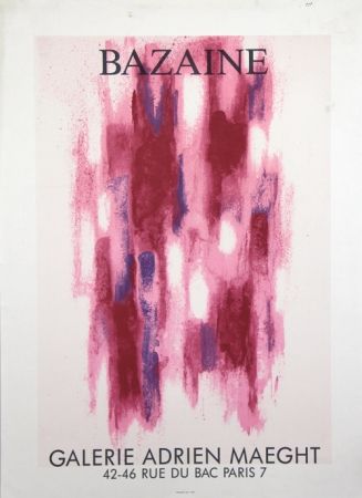 Lithograph Bazaine - Galerie Adrien Maeght