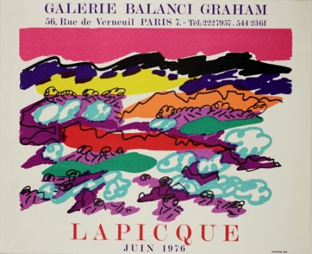 Lithograph Lapicque - Galerie Balanci Grahan