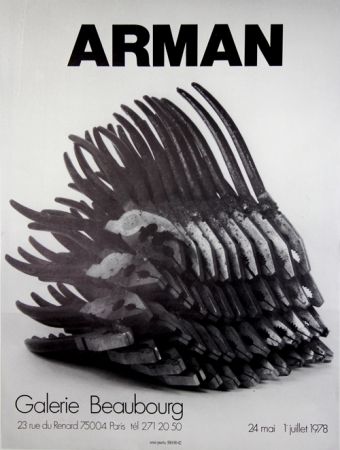 Offset Arman - Galerie Beaubourg 